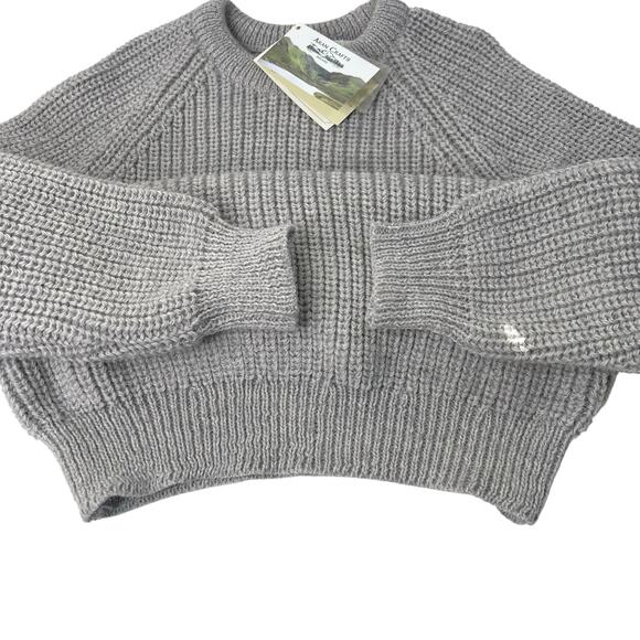 New Aran Crafts Men's Fisherman Irish Rib Crew Neck Wool Sweater Size L - Picture 5 of 7